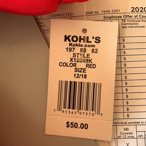 12 months- 18 months ZEROXPOSUR boys red/black winter coat/ jacket - Picture 10 of 10